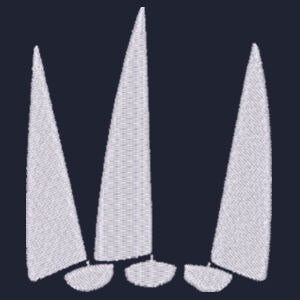 Hell Bay Bodywarmer - Navy with 80mm Sails Embroidery Design