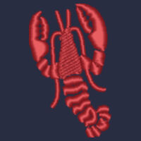 Breton Long Sleeve T Shirt with Lobster Embroidery Design