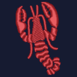 ¼ Zip Fleece with Lobster Embroidery Design