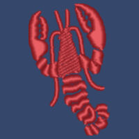 Staff Backpack in Navy with Lobster Embroidery  Design