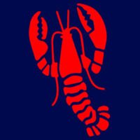 Ardmore Waterproof Jacket with Lobster Print Left Chest  Design