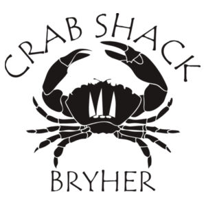 Ladies Breton T Shirt in Red / White with Crab Shack logo Design