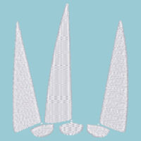 Kids Cap Low Profile Cap with 50mm Sails Embroidered Logo Design