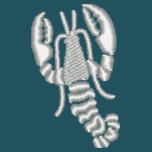 Crew Sweatshirt 100 % Organic Cotton with 40mm Embroidered Lobster Design