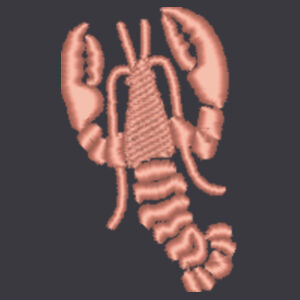 Vintage Low Profile Cap with Lobster Embroidered Pink Logo Design