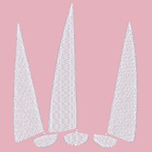 Vintage Low Profile Cap - Dusty Pink - 50mm Sails Embroidered Logo   2 Design