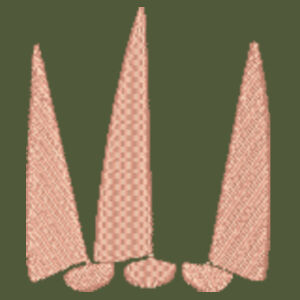 Hell Bay Polo Shirt with 40mm Sails Embroidery in Pink (1816)  Design