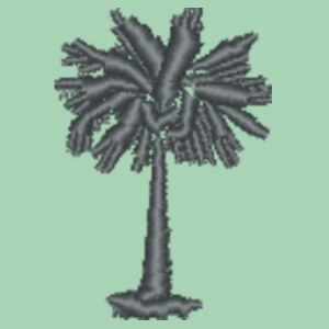 Crew Sweatshirt with the 35mm Palm Tree Embroidery Design