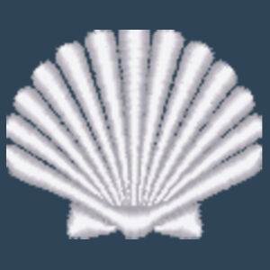 Unisex T Shirt with 30mm Scallop Embroidery  Design