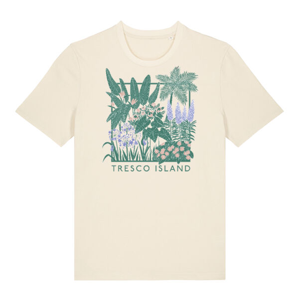 Unisex T Shirt with Botanical Print Thumbnail
