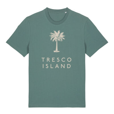 Unisex T Shirt with Palm & Text Print Thumbnail