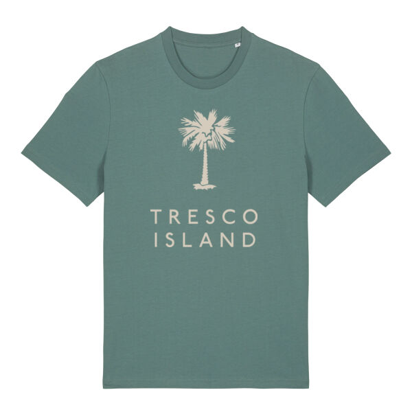 Unisex T Shirt with Palm & Text Print Thumbnail