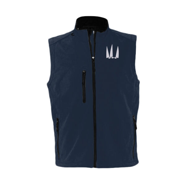 Hell Bay Bodywarmer - Navy with 80mm Sails Embroidery Thumbnail
