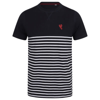 Breton T Shirt with Lobster Embroidery Thumbnail