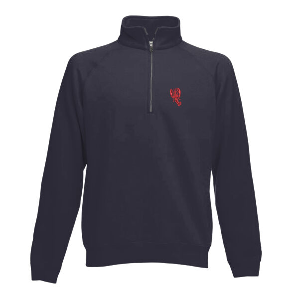 ¼ Zip Fleece with Lobster Embroidery Thumbnail