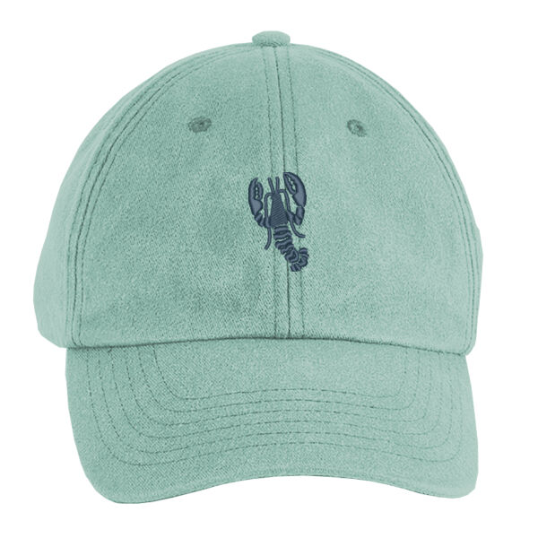 Vintage Low Profile Cap with Lobster Embroidered Navy Logo Thumbnail