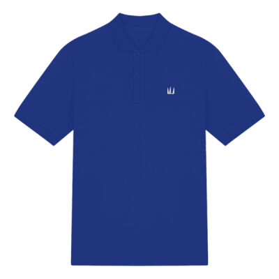 Polo Shirt - 100% Organic Cotton with 25mm Embroidered Sails Logo Thumbnail