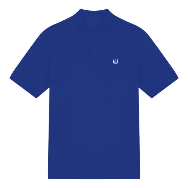 Polo Shirt - 100% Organic Cotton with 25mm Embroidered Sails Logo Thumbnail