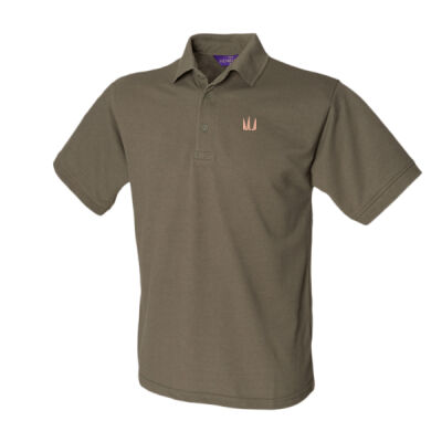 Hell Bay Polo Shirt with 40mm Sails Embroidery in Pink (1816)  Thumbnail