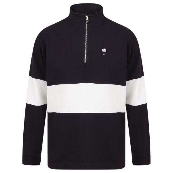 ¼ Zip Sweatshirt with the 35mm Palm Tree Embroidery Thumbnail