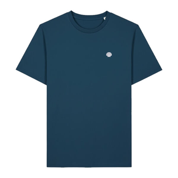 Unisex T Shirt with 30mm Scallop Embroidery  Thumbnail