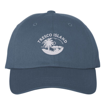 Organic Cord Baseball Cap with Tresco Embroidery Thumbnail
