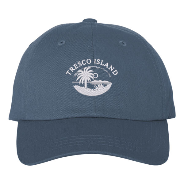 Organic Cord Baseball Cap with Tresco Embroidery Thumbnail