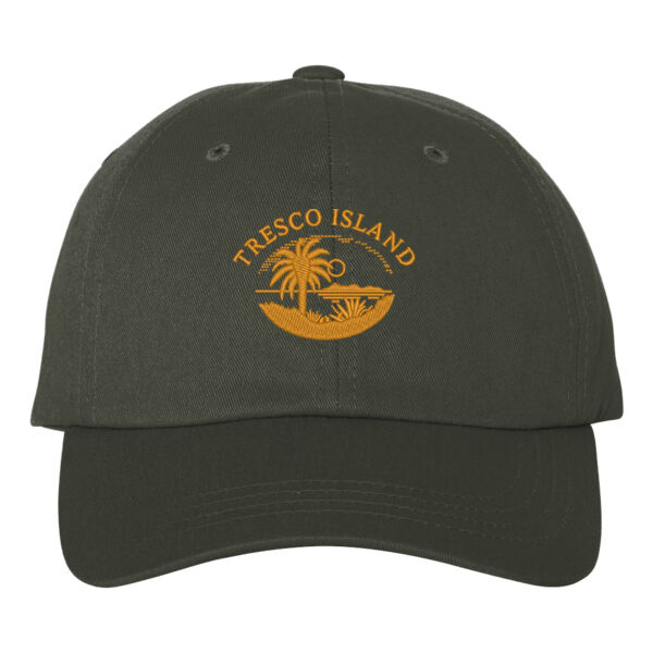 Organic Cord Baseball Cap with Tresco Embroidery  Thumbnail